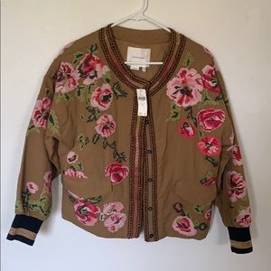 Anthropologie bomber jacket